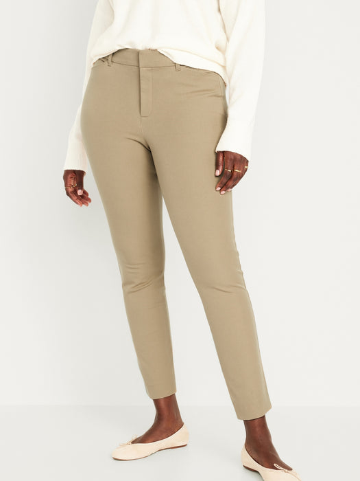 High-Waisted Pixie Skinny Ankle Pants