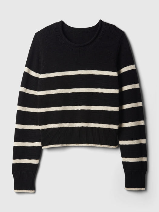 Shrunken Roll Neck Sweater