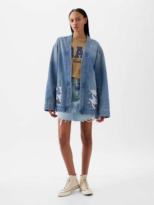 GAP × DAP Organic Cotton Denim Wrap Jacket