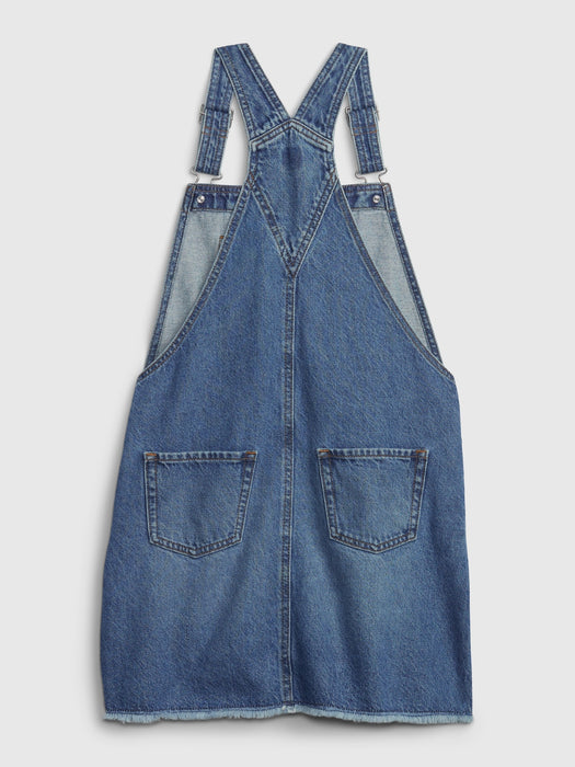 Kids Denim Pinafore Dress