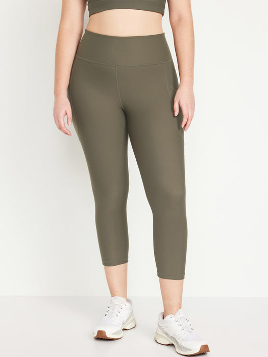 High-Waisted PowerSoft Crop Leggings