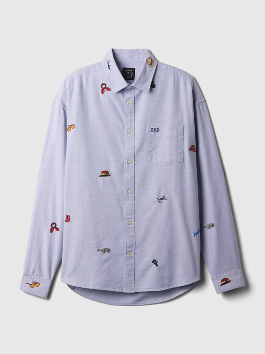 GAP × DAP Embroidered Oxford Shirt