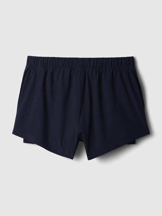 GapFit Mid Rise Dolphin Running Shorts