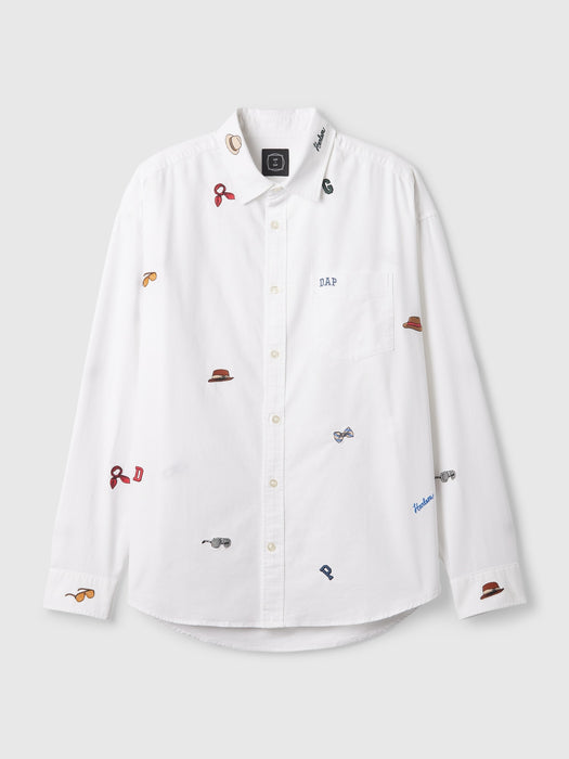 GAP × Embroidered Oxford Shirt