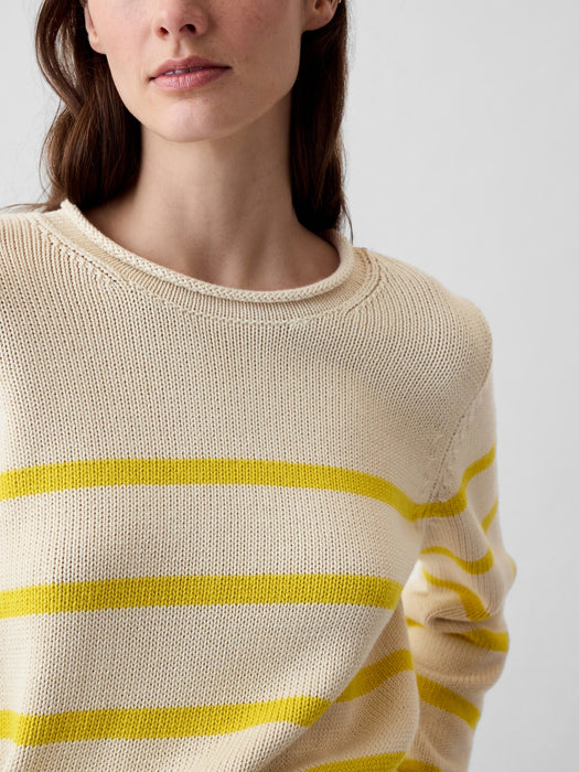 Shrunken Roll Neck Sweater