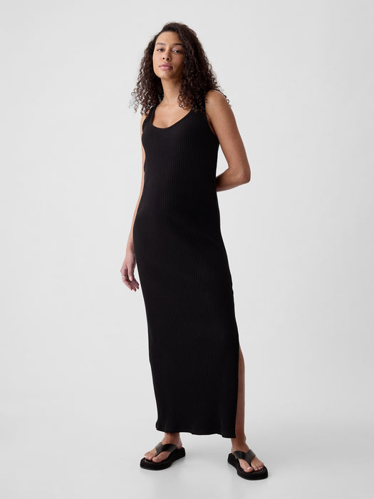 Maternity Rib Maxi Dress