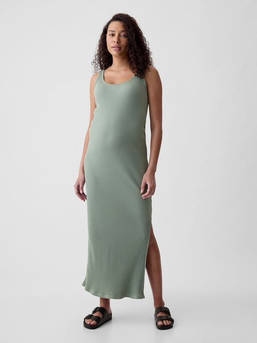 Maternity Rib Maxi Dress