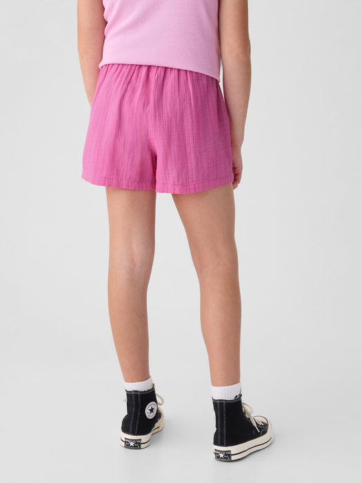 Kids Crinkle Gauze Shorts