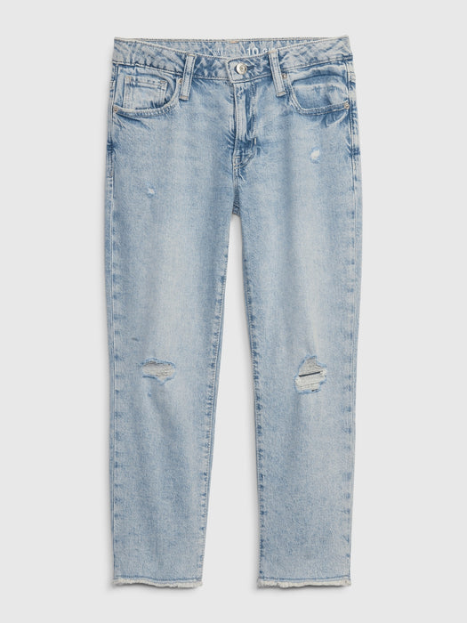 Kids Mid Rise Girlfriend Jeans