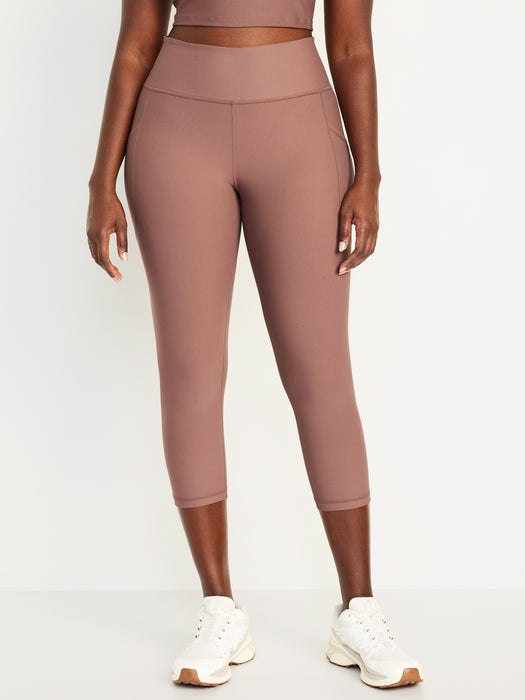 High-Waisted PowerSoft Crop Leggings