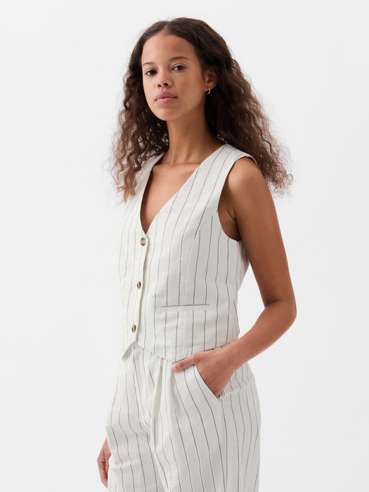 Linen-Cotton Vest