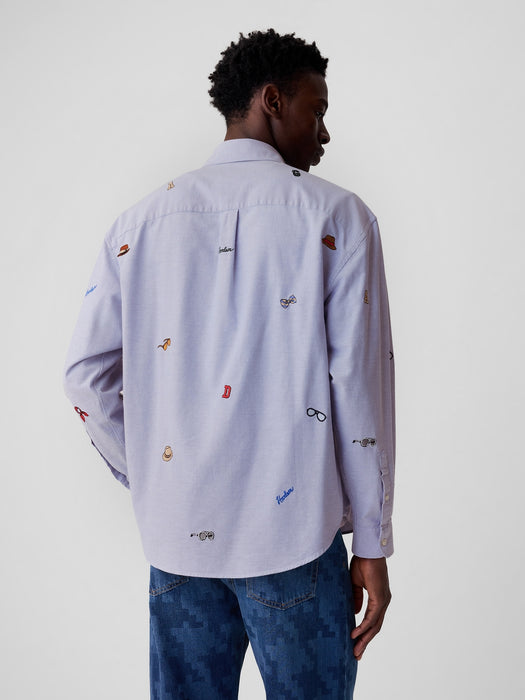 GAP × DAP Embroidered Oxford Shirt