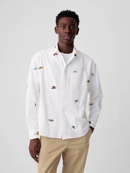 GAP × Embroidered Oxford Shirt