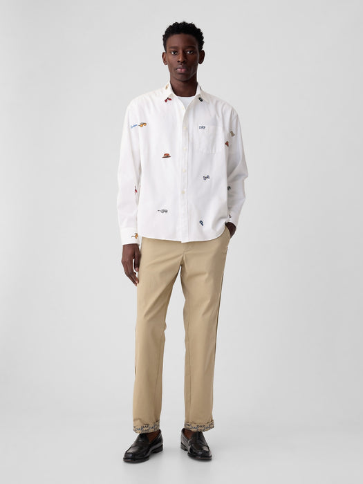 GAP × Embroidered Oxford Shirt