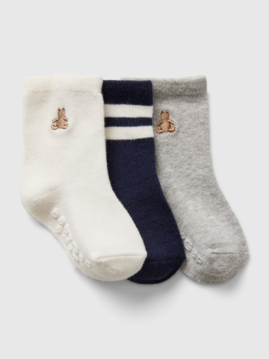 Baby First Favorites Crew Socks (3-Pack)