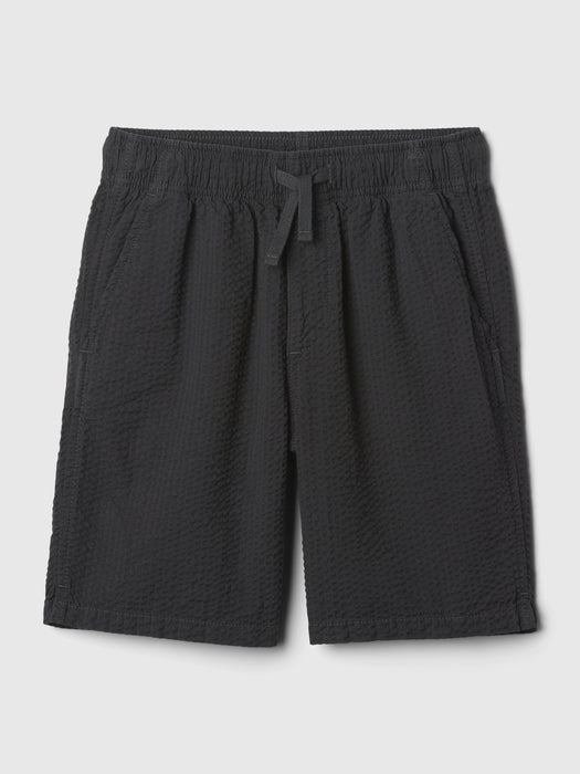 Kids Seersucker Easy Shorts