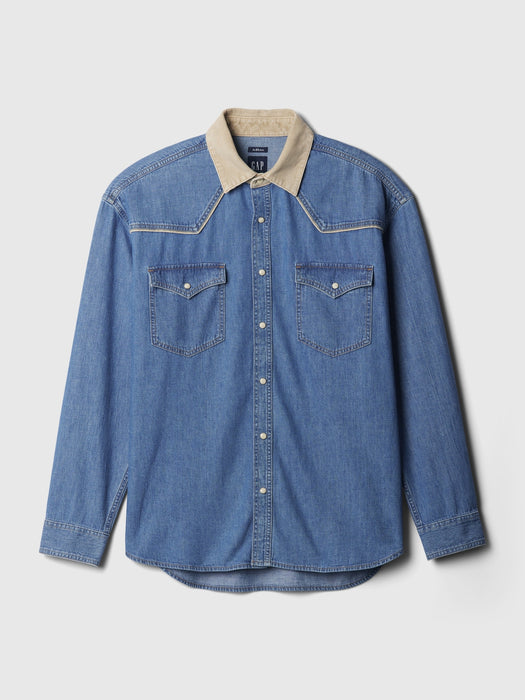 Denim Western Shirt