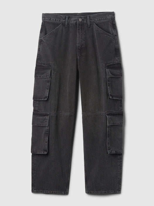 Double Cargo Baggy Jeans