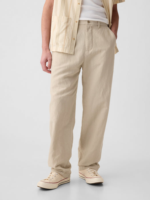 Linen-Cotton '90s Loose Trousers