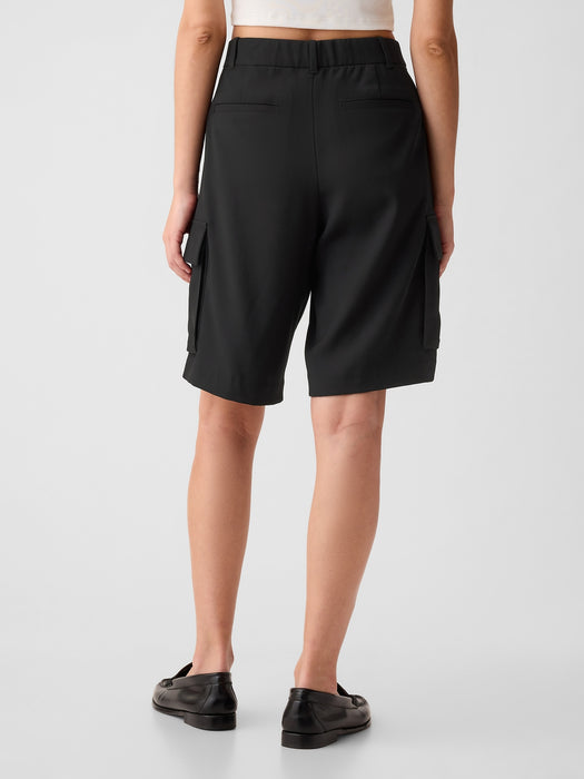 365 Mid Rise Cargo Bermuda Shorts