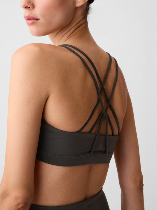 GapFit Power Medium Impact Strappy Sports Bra