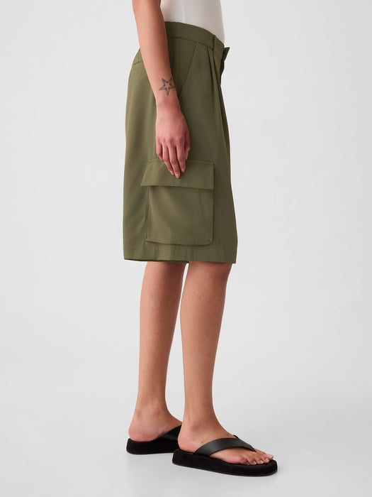 365 Mid Rise Cargo Bermuda Shorts