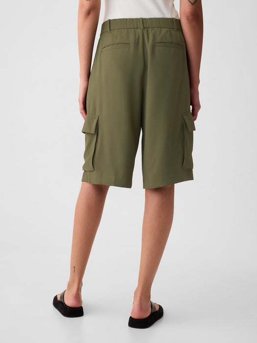 365 Mid Rise Cargo Bermuda Shorts