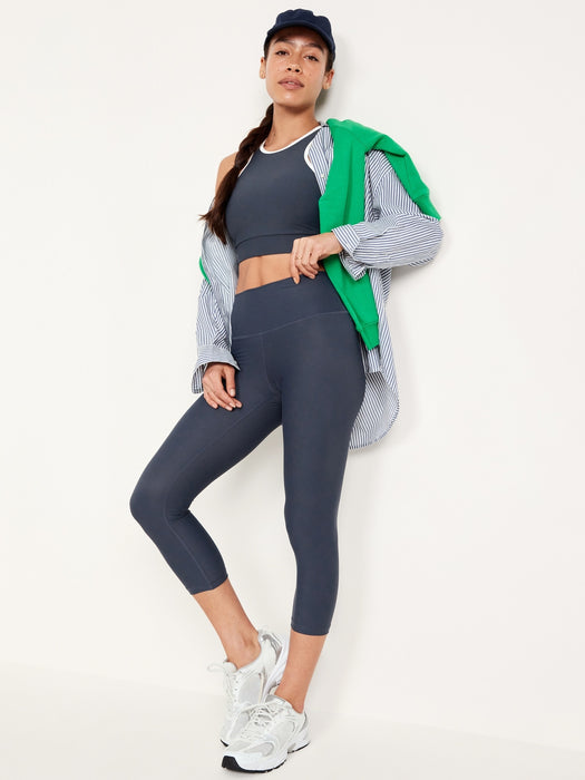 High-Waisted PowerSoft Crop Leggings