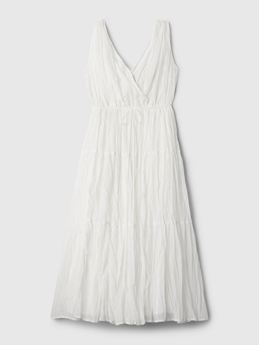 Pleated Tiered Maxi Dress