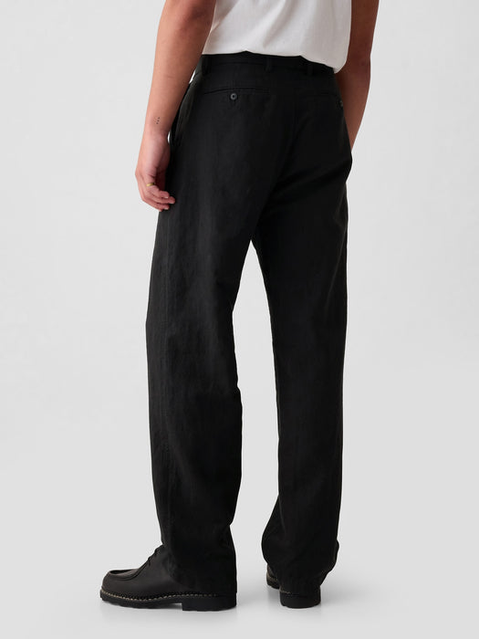 Linen-Cotton '90s Loose Trousers