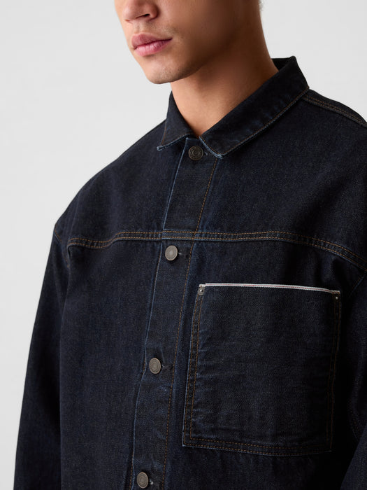 Relaxed Selvedge Denim Icon Jacket