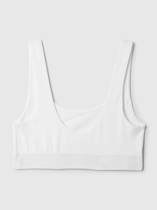 Organic Stretch Cotton Gap Logo Bralette