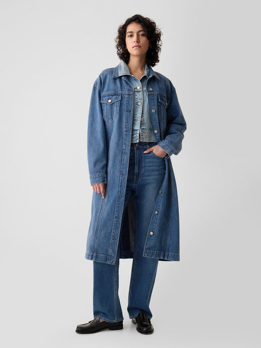 Longline Icon Denim Jacket