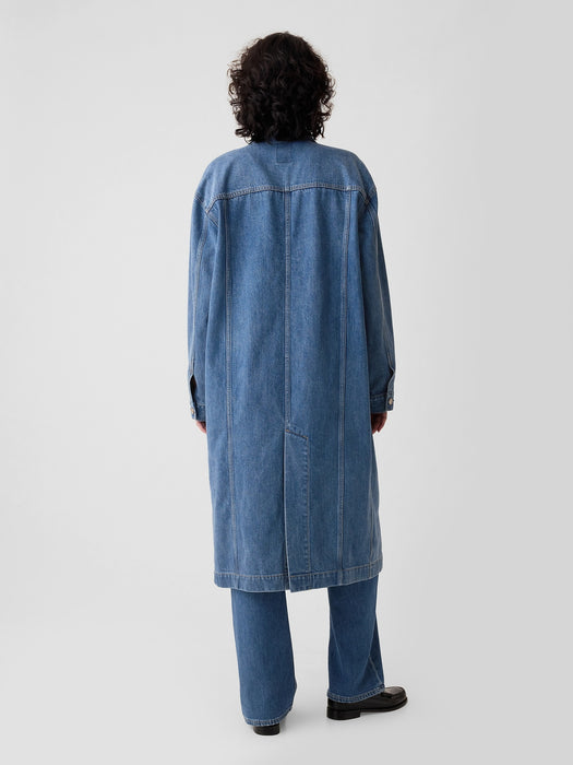 Longline Icon Denim Jacket