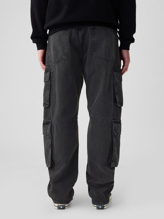 Double Cargo Baggy Jeans