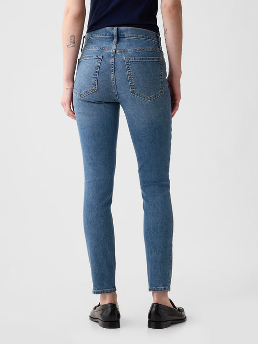 Mid Rise True Skinny Jeans