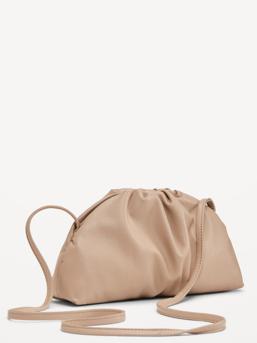 Gathered clutch bag sale