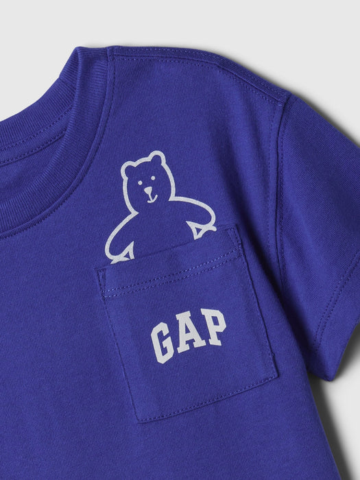 babyGap Brannan Bear Logo Pocket T-Shirt