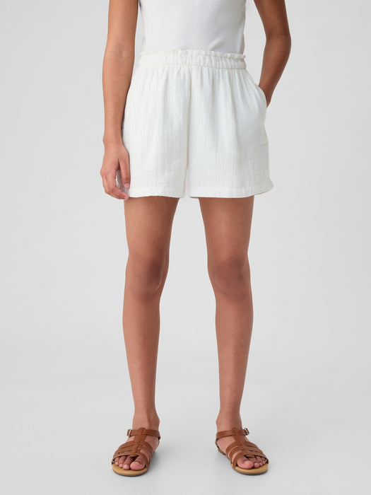 Kids Crinkle Gauze Shorts