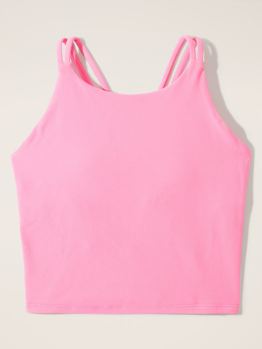 Athleta Girl Long Distance Strappy Built in Bra Tank