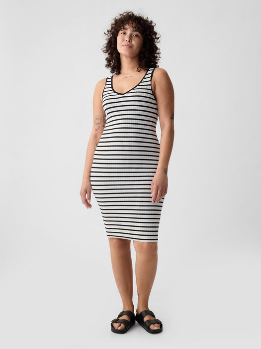 Rib Midi Tank Dress