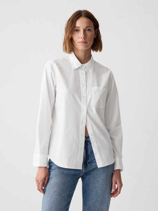 Organic Cotton Poplin Classic Shirt