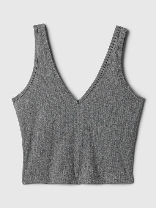 GapFit Studio Rib V-Neck Brami