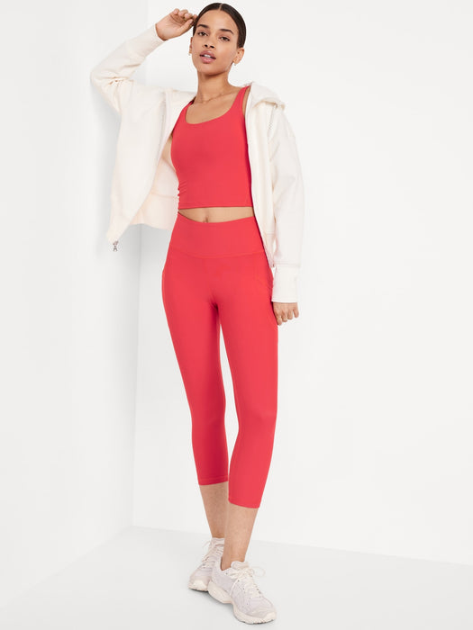 High-Waisted PowerSoft Crop Leggings