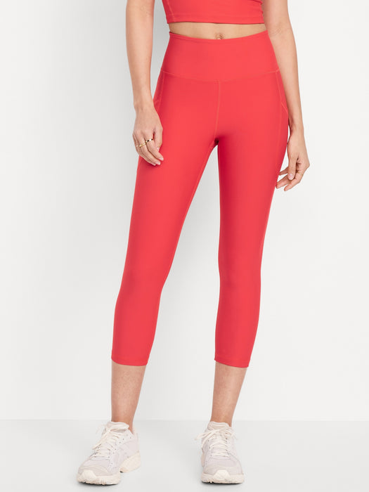 High-Waisted PowerSoft Crop Leggings