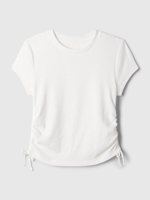 Kids Essential Rib Ruched T-Shirt