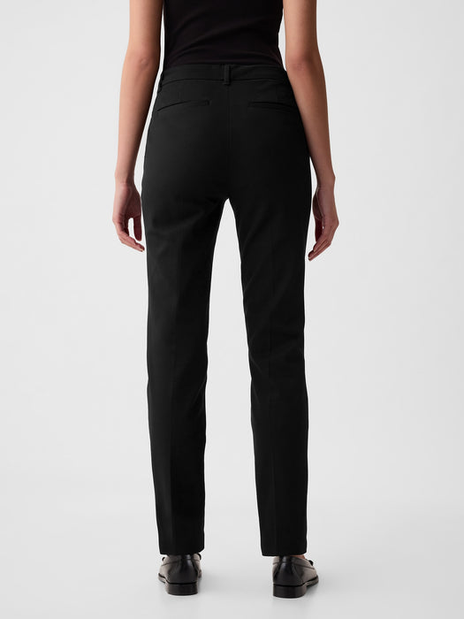 Mid Rise BiStretch Slim Pants