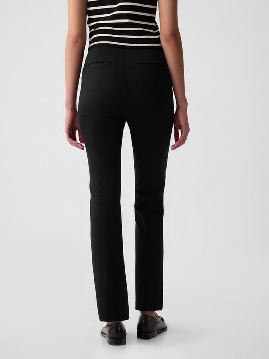 Mid Rise Ponte Crop Kick Pants