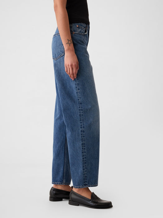 High Rise Barrel Jeans