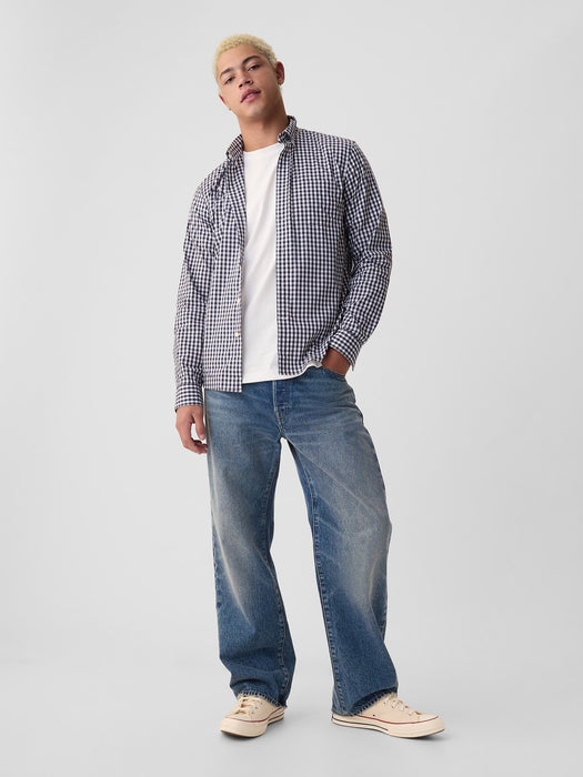 All-Day Poplin Shirt in Untucked Fit